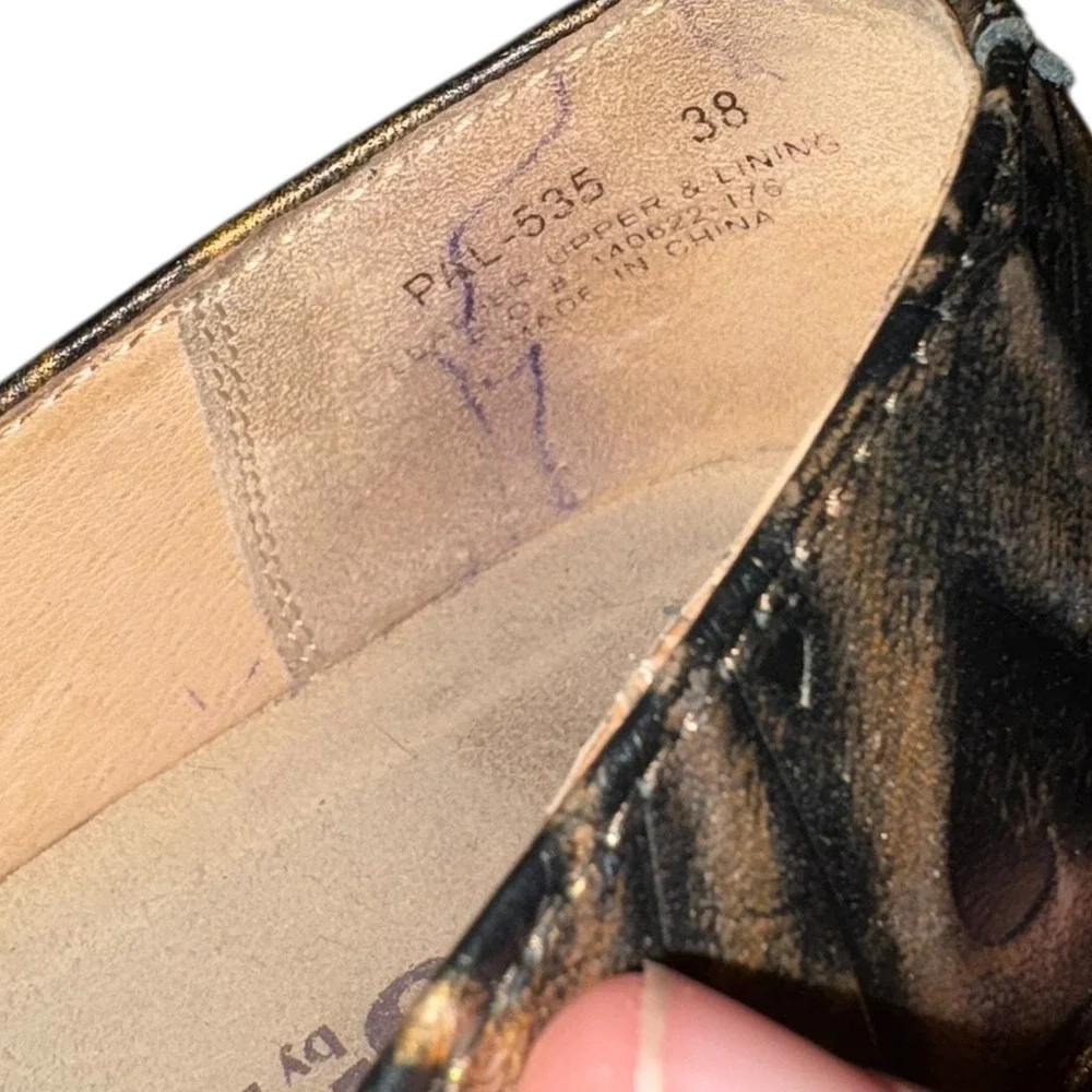 Alegria Poker Face Paloma Leather Mary Jane Confit‎ Shoes *minor flaw 38 =7.5 US